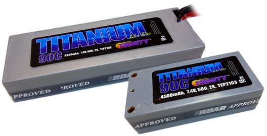 Trinity Titanium Racing Li-Po Battery Packs | UF1 RC