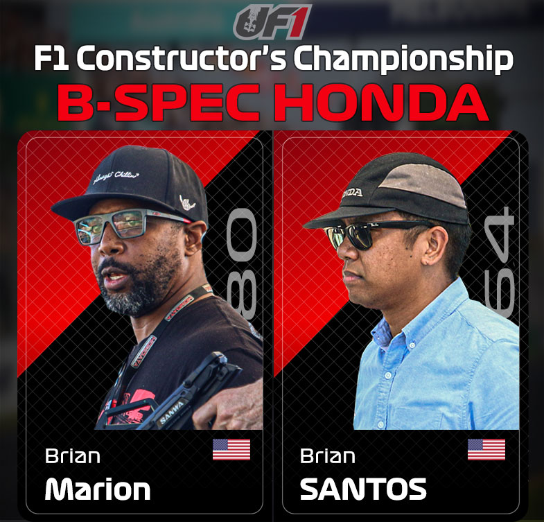 UF1 2022-2023 Constructor’s Championship – B-Spec Honda